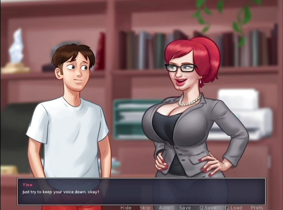 Hot bank manager fucking at office summer time saga game