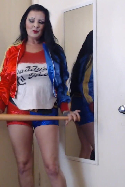 Naughty Harley Quinn tease