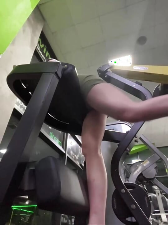 Sexy workout with jucielussie in the gym