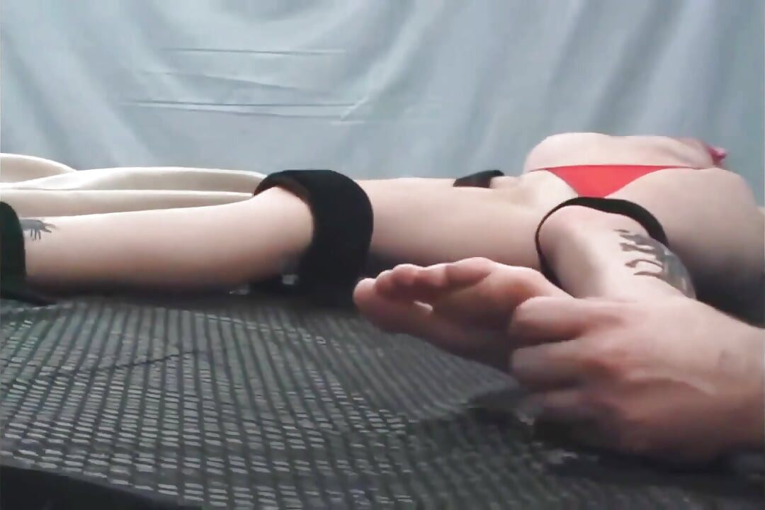 Holly Is Snopped Silly and Tickled! Holly Is Flailing Her Legs, to the Amusement of the Mystery Hands