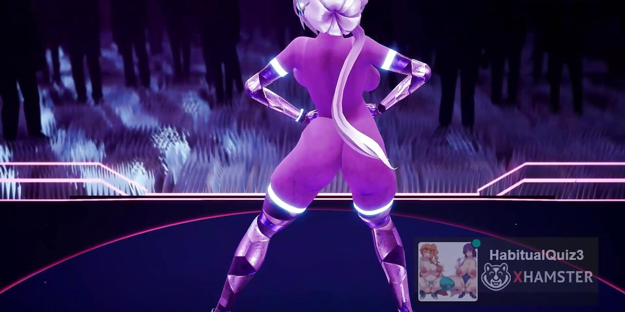 MMD R18 Super Bunny Butt Bass Knight veut baiser brutalement sans pitié, hentai 3D