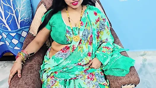 Bhabhi machte bluejob in Hindi-stimme