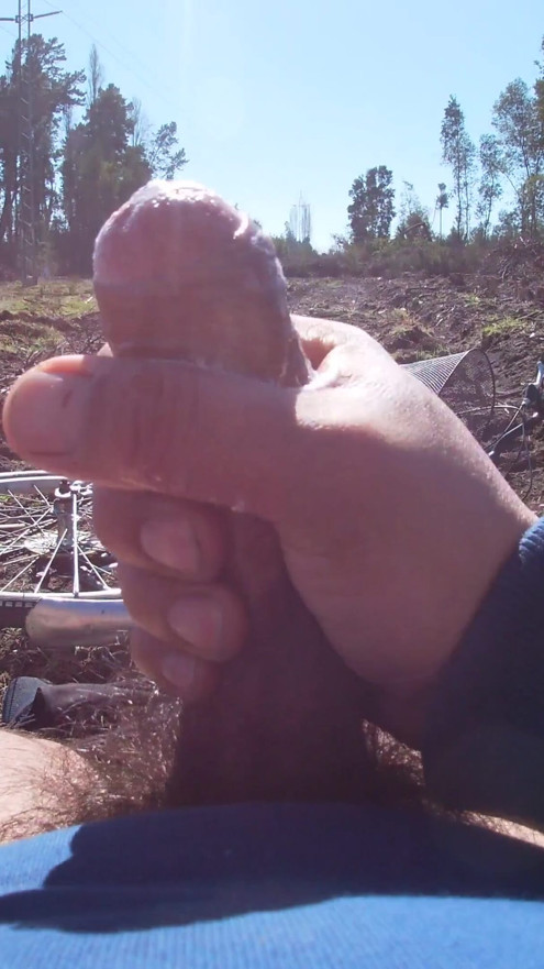 Chapter 2 – Stroking My Big Dick Deep in the Forest (4K Outdoor Solo) | Clip 1