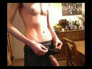 big dick twink jerking off