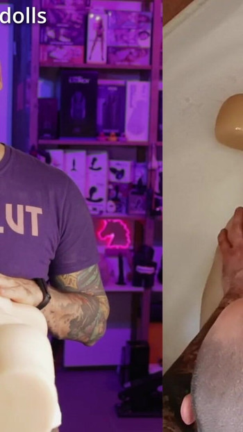 Jaw-dropping moment from "Tantaly Channing male sex doll torso testing and review"