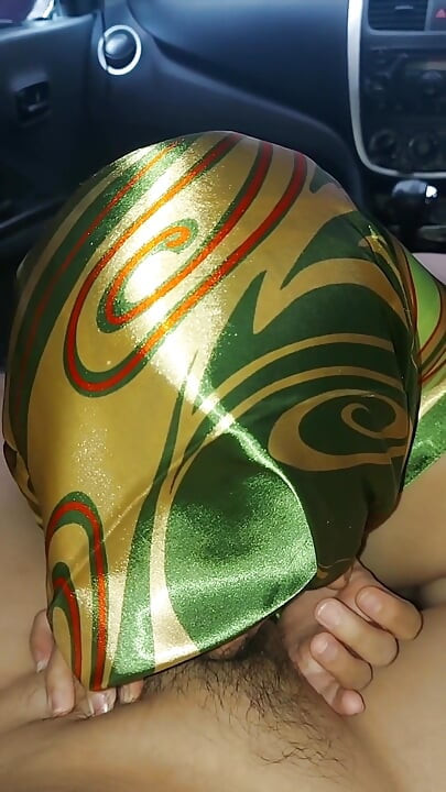 Aunt Anne's Wedding Dress with a Shaved Face