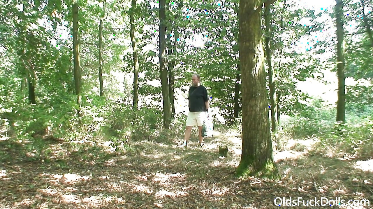 Old fuck dolls - Horny slut Misha Dull fucked by old perverted man outdoors