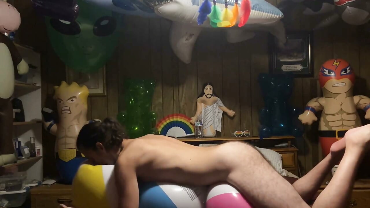 Triple Beachball Fun