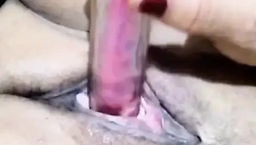 Первый дилдо латины-жены