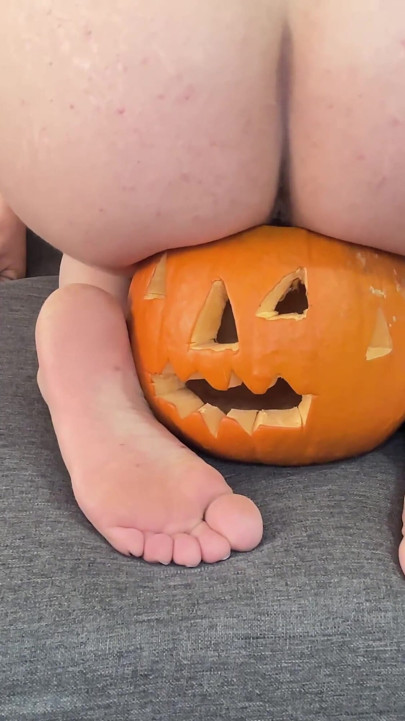 Letupan kentut labu bogel - Fetish Bom Gas Halloween