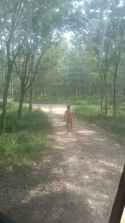 Nude outdoor