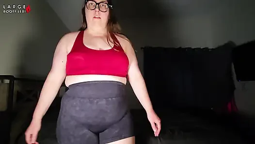 Sports Bra Try-on, Boob Bounce Tests, Naked Twerk Tease