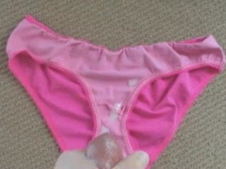 Pink Panty Cumshot 03
