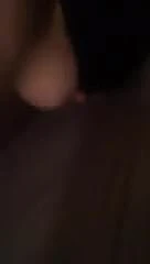 Wife's swinging saggy tits