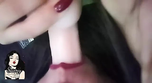 Nadržená a sající robertek