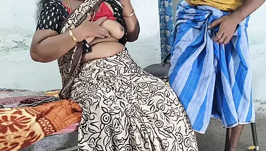 While My Stepmother Was Drinking Water, I Went There, Pulled Her Saree, and Had Sex with Her.