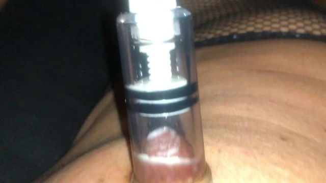 Bondage oiled Cock & Feet & Nipple Sucker