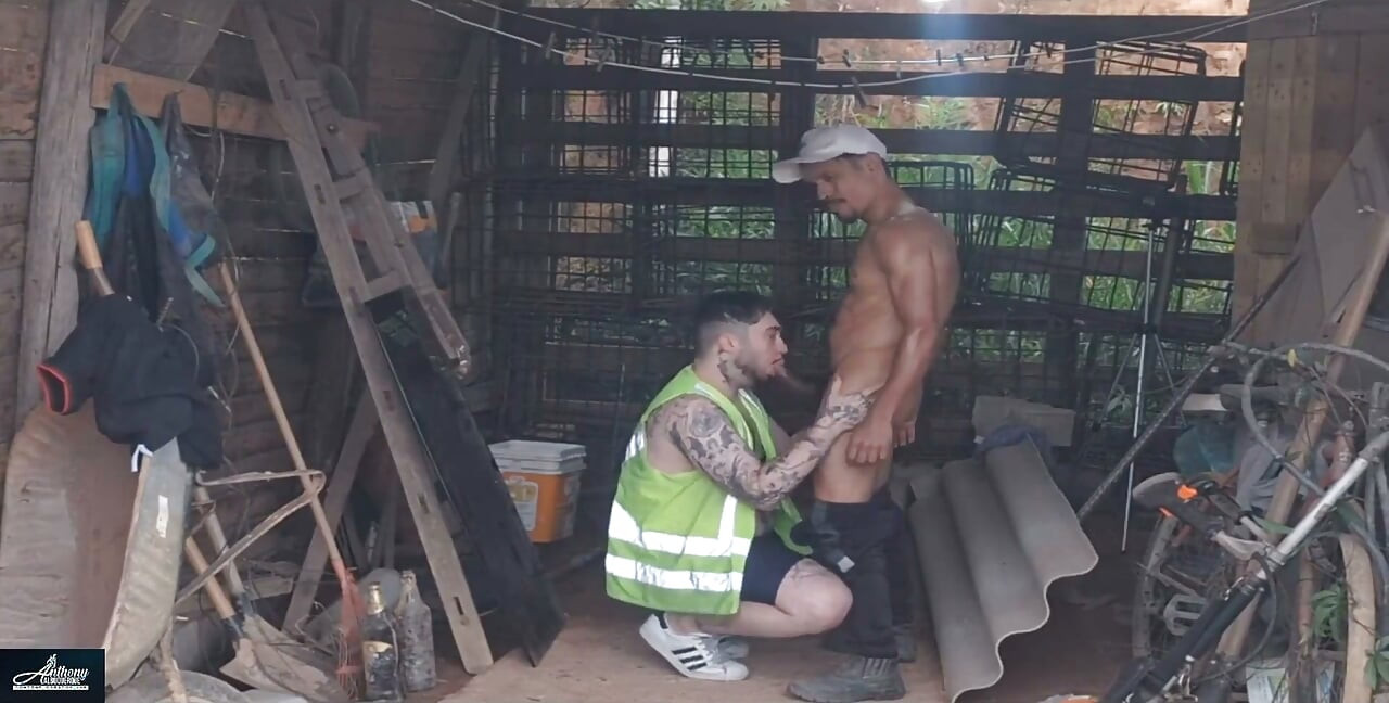 The Boss and the Employee the Employee Finishes His Task and His Boss Gets Very Aroused Seeing Him All Sweaty