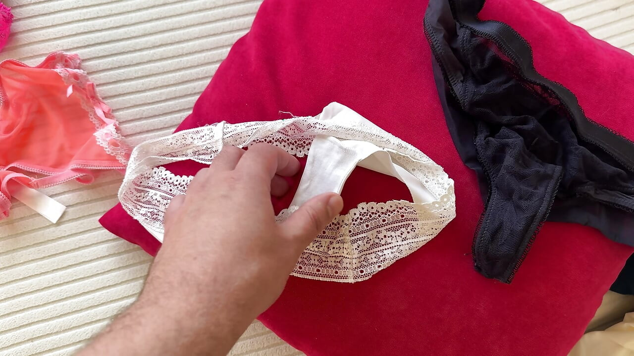 Perverted Stepson Sniffs Stepmom's Panties and Fucks Her - Russian Amateur with Conversations