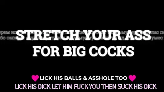 AUDIO ONLY - Become prepared and motivated to perform ass to mouth BJS