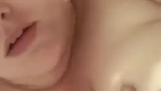 Young English BBW pleasuring my pussy with vibrator