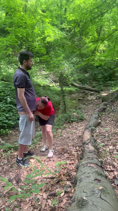 Took Marina to the Tiny River for Anal!!!
