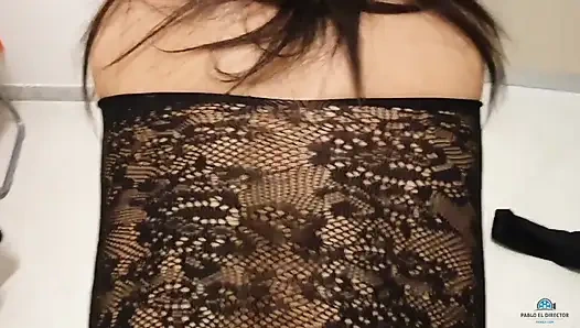 Секс и огонь в бондаже, экстремал