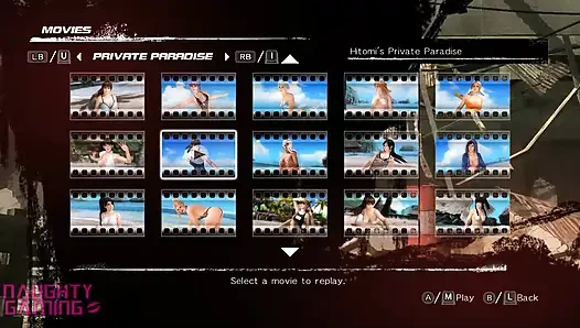 DOAX3 в DOA5 MOD танец на шесте