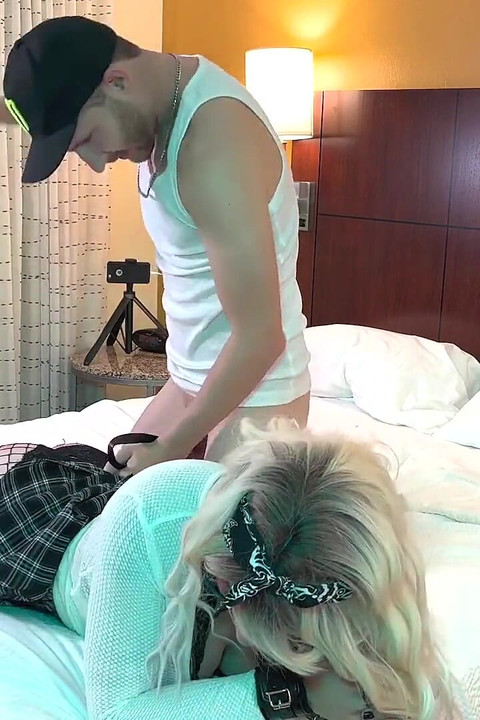 Kyle the Bad Boy Dominates Hot Blonde Trans Woman - Compilation 2