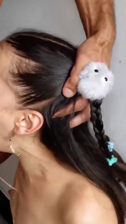 Amateur 18yo Tiny Latina Slut Drooling Blowjob & FaceFucked Hard Against The Wall | Clip 1