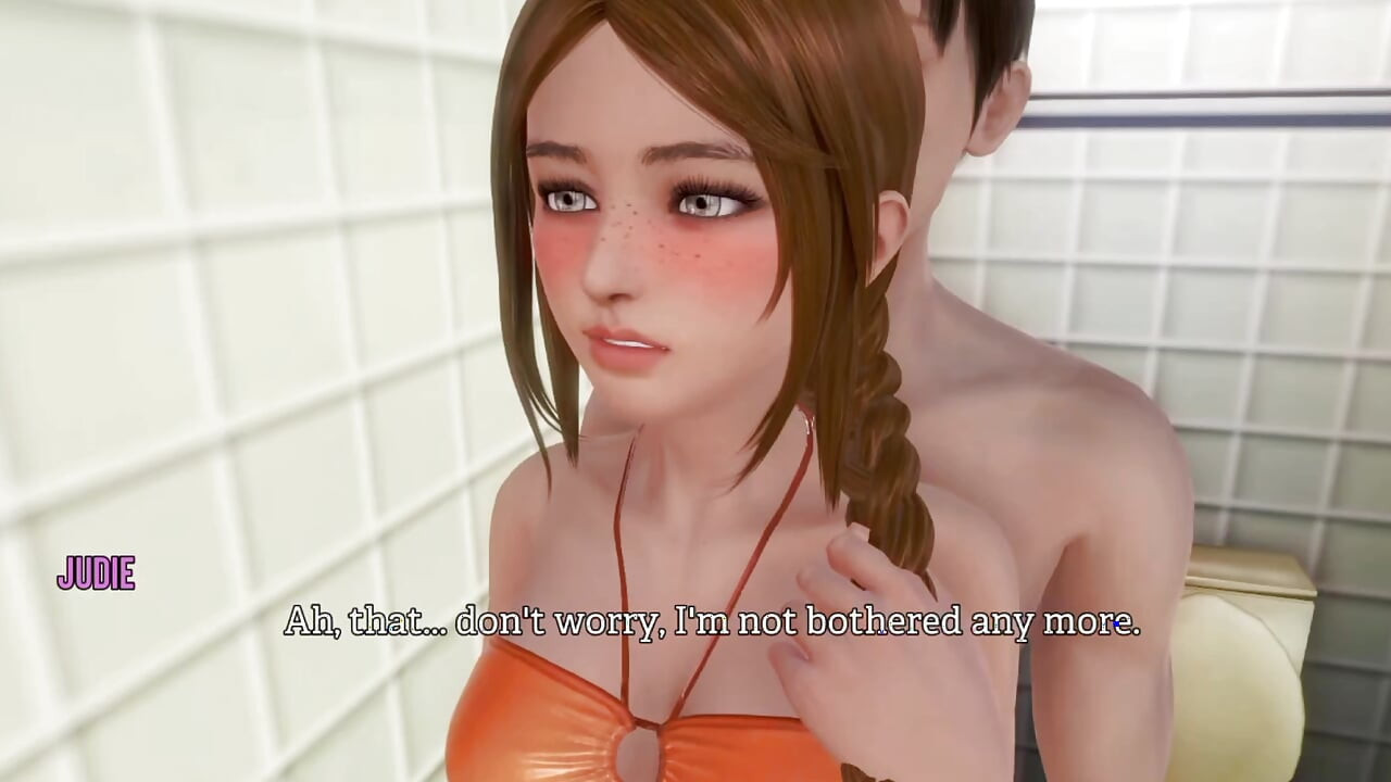 Herry og Judie gnider pik og fisse på et offentligt badeværelse ONCE IN A LIFETIME