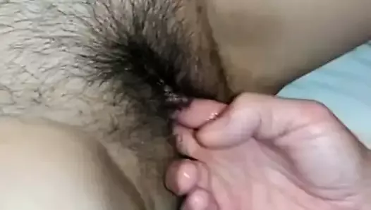 Wife's Wet Pussy - Cums Hard