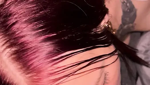Cute Teen Slut Sucks Cock and Takes a Mouth Full!!