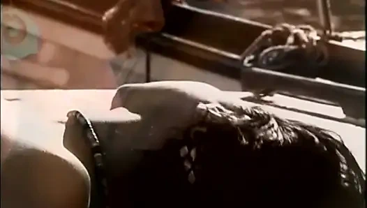 Lesbian young sluts lick pussies