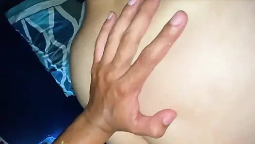 Shy girl sucking cock and then fucks