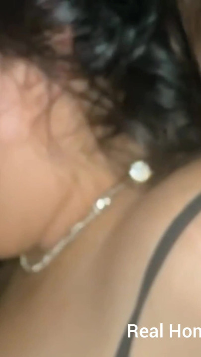 Belt round my neck BBC fucking my mouth gagging | Clip 1
