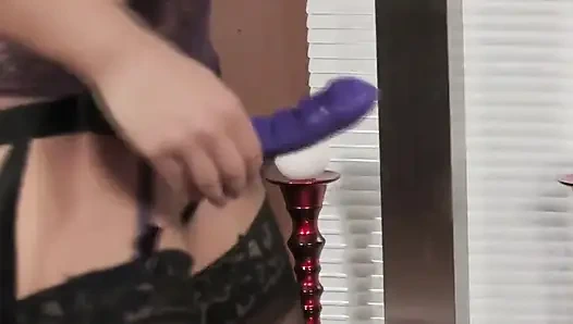 Lesbian Asian babe gets fucked by a strapon-wearing slut