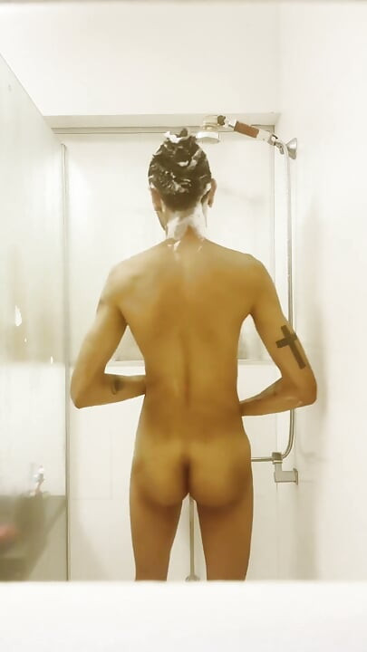 Jacking off Until I Cum in the Shower