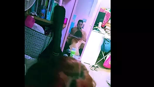 What a delicious blowjob Ariel Ortiz gives to her stepcousin. He cums be...