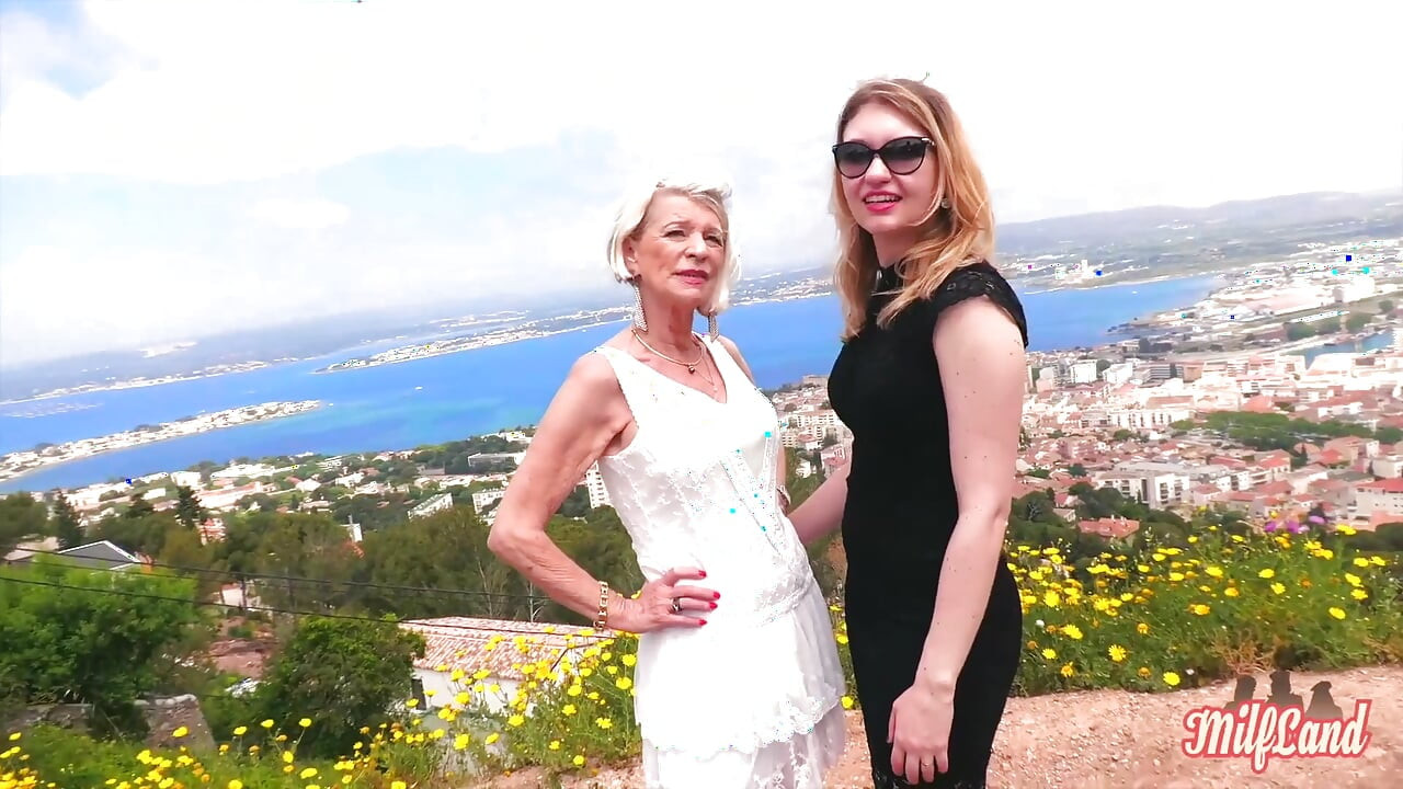 Eva, a 70-year-old GILF, Is Having Sex with Lyna, Aged 27