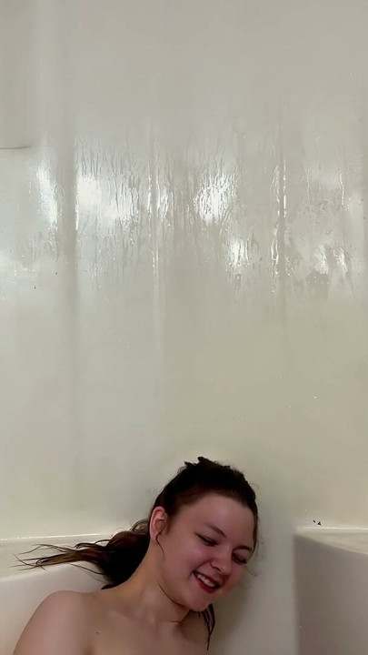 Oops! I orgasm so hard I collapse in the shower, so I get back up and cum again... | Clip 2
