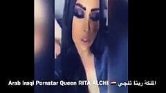 Arabische Iraakse pornoster Rita Alchi seksmissie in hotel
