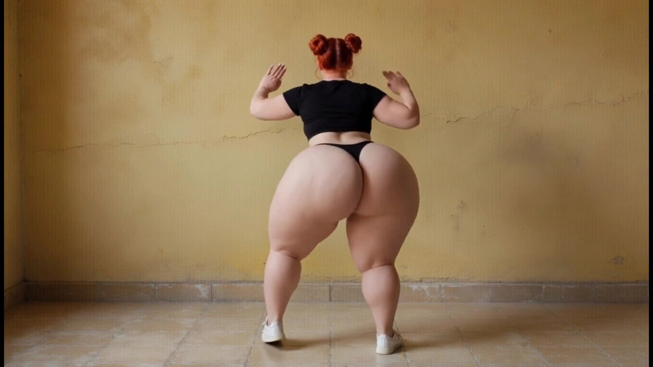 Big ass femboy, big ass boy moves his ass