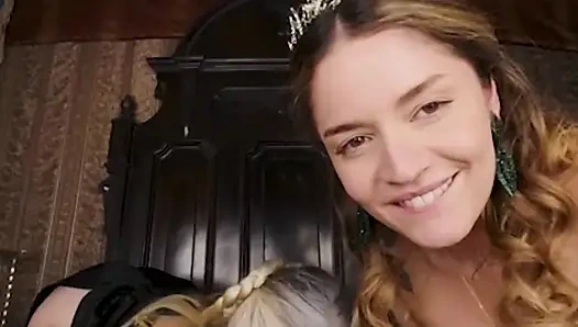 Vrcosplayx - tarian seks threesome bareng si naga vanessa vega dan anna claire clouds bagian 1