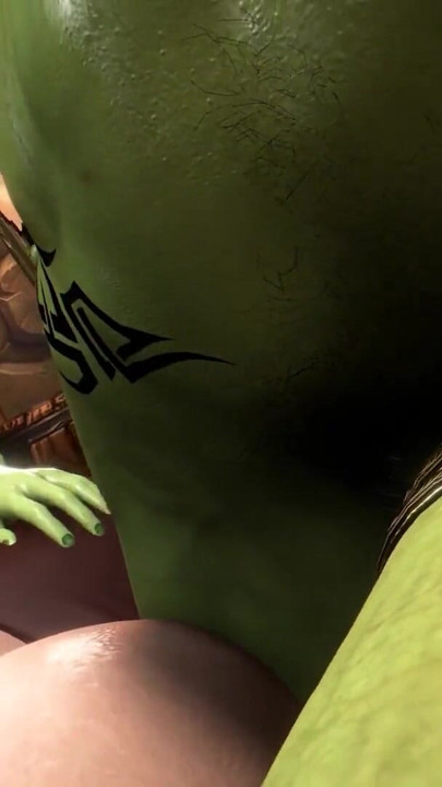 Orc Futa 테이크러 POV Pt2 | 흑인 대물 자지와 섹스하는 흑인 대물