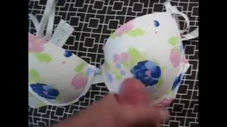 Cum on bra compilation