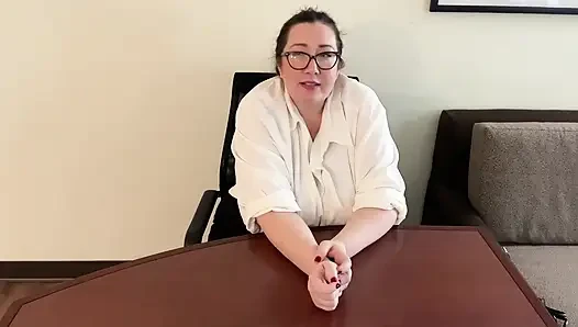Seksi iri güzel patronunu işini sürdürmek için boşalt