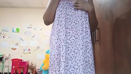 Indian girl masturbating with dildo Asian solo fuck