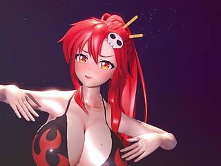 Mmd R-18 anime-meisjes - sexy dansende clip 68