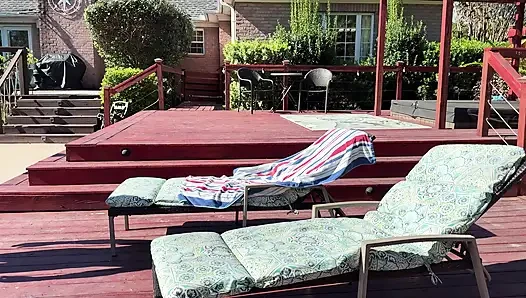 Tatiana and Ian Have Great Sex by the Pool